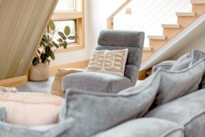 Photo terasă cu mobilier confortabil