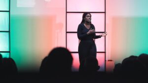 Photo public speaking