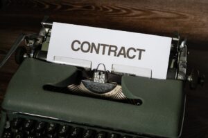 Photo negotiate contracts