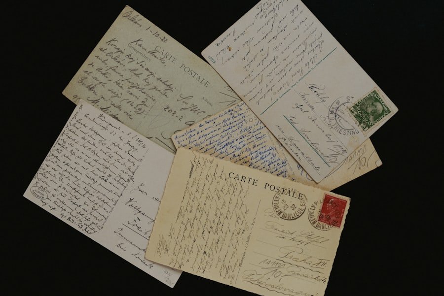 handwritten letters